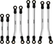 INJORA High Clearance Links - Stainless Steel Chassis Links Set for 1/18 RC Crawler Redcat Ascent-18 Upgrade