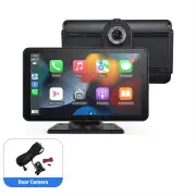 YUEHOO 7 Inch 2 Lens 4K Car MP5 Player Recorder Touch Screen Wireless Carplay Android Auto Mirror Link for Airplay Porta