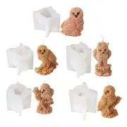 Realistic Owl Designed Silicone Ornament for Unique Home Decoration