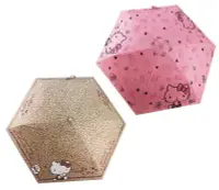 在飛比找Yahoo!奇摩拍賣優惠-【卡漫迷】 Hello Kitty 三折傘 剩粉色 ㊣版 摺