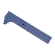 Mini Pocket Ruler Caliper Ruler Measuring Tool Double Scales mm/inch 0-10mm