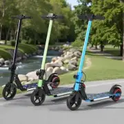 Foldable Kids Electric Scooter 130W 16KM/H 8KM LED Lights Teenager E-Bike