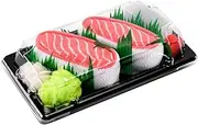 [Rainbow Socks] Woman Man Sushi Socks Box Salmon - 1 Pair
