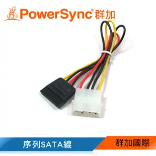 【福利品】群加 Powersync 序列SATA電源轉接線 (CB-CSP-01)