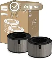 Philips Original Replacement Filter for 4200 Series AC4220 and AC4221, Air Purifiers, HEPA NanoProtect + Active Carbon, 12 Months Lifetime, Black/White (FY4200/30)