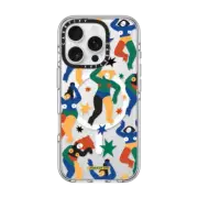 iPhone 16 Pro Clear Case MagSafe Compatible Summer dance color by Minerva GM