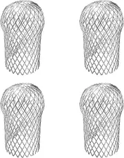 4 Pack Downspouts Gutter Guard Aluminum Filter Strainer Expandable Gutter Downsp