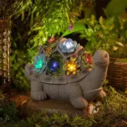 Home Luminous Floral Turtle Solar Powered LED Outdoor Decor Garden Light