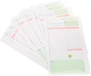 FOYTOKI 2 Pack A5 Daily Planner Notebook Paper Refills 90 Sheets Planner Paper Refills Study Notebook