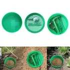 Round garden soil sieve, sieving tray for filtering small gravel and sand sieve