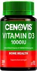 Cenovis Vitamin D3 1000IU Tablets 200 Vitamin D Aids Calcium Absorption