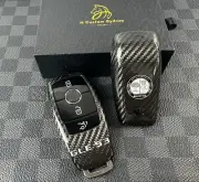 Premium Genuine Carbon Fiber Key Fob Cover For Mercedes GLE53 V167 Exclusive