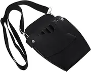 Healeved Hair Stylist Tool Bag Barber Accessory Organizer Salon Tool Kit Large Capacity Hairdressing Bag Pockets Faux Leather Shear Holder