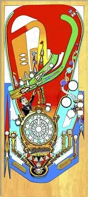FUNHOUSE Pinball Machine Playfield Overlay UV PRINTED - With After PIctures