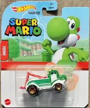 Hot Wheels 2022 Character Cars Super Mario Series YOSHI #HJJ18 1:64 Scale