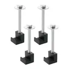 4x Hook Block 304 Stainless Steel Bolt & Flat Washer for Truck Tool Box Mounting