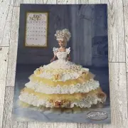 CROCHET 1997 Miss April Barbie Fashion Doll Royal Dress Pattern O471