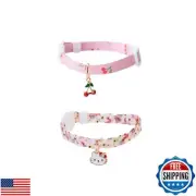 UniCharm 2Pack: Versatile Gender-Neutral Cat Collar Kit with Adjustable Break