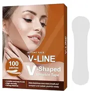 Invisible Facelift Tape - Pack of 100 Facelift Tape for Saggy Skin Instant Facelift Sticker Facelift Tape for Saggy Skin, Invisible Facelift Tape for Double