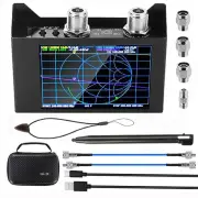 SAA-2N NanoVNA V2 Antenna Analyzer 3G Vector Network Analyzer 4.0 Inch Touching Screen Shortwave HF VHF UHF with Iron Ho