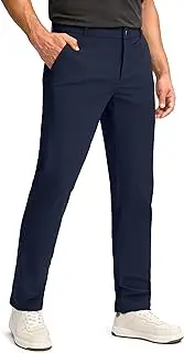 [Obla] Men's Golf Pants - 30"/32"/34" Slim Fit Stretch Lightweight with 5 Pockets Casual Travel Dress Work Pants for Men
