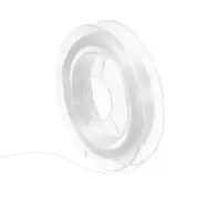 11Yard Stretchy Bracelet String 0.5mm Elastic Crystal String Bead Cord White