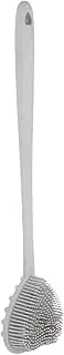 Heart Shape Handle Bath Silicone Brush for Shower Soft Bristles Unclog Drain Body Scrubber Shower Exfoliator Tub Brush