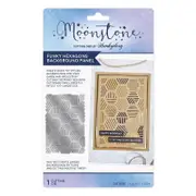 Hunkydory Moonstone Dies - Funky Hexagons Background Panel