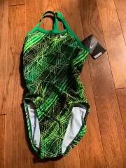 Nike String Theory Classic Lingerie Tank Swim suit Girls 24 NEW with Tags $84