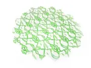 14" Light Green lace scalloped circles wedding favor wrap
