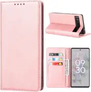 for Google Pixel 6a Case, Pixel6a Cowhide Pattern PU Leather Cases Flip Magnetic