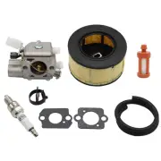Carburetor Kit For Stihl MS251 MS251C Chainsaw Air Fuel Filter Line Carb