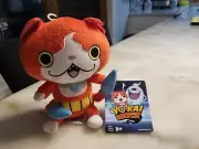 2015 Hasbro 6" Yokai Watch Jibanyan Bandai Kuttari Plush New With Tags