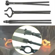 Knife Making Tongs Set Bladesmith Blacksmith Forge Tong Vise Tools Anvil Hammer