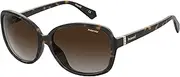 [Polaroid Eyewear] Women's PLD 4098/S Sunglasses, Havana, 58 mm