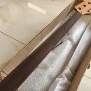 Fretless Jazz BASS 4 string 20 fret Roasted Maple Bass guitar neck rosewood