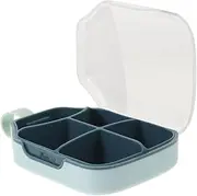Small Medicine Organizer Travel Medicine Box Portable Pill Case 5 Compartment Storage