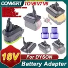 Battery Adapter for Dewalt Einhell Makita 18V Convert to Dyson V6 V7 V8 Filters