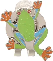 VALICLUD Golf Hat Clip Frog Shaped Magnetic Visor Marker Convenient Golf Accessories Craftsmanship Durable Easy to Use Present for