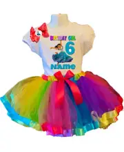 Mirabel Birthday Outfit Dress 6th Shirt Rainbow Party Personalized Tutu