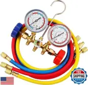 R134A Manifold Gauge,AC Diagnostic Manifold Gauge Set for R134a R12 R22 R404a