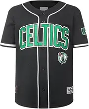 [Pro Standard] Big Boys NBA Mesh Button Down Top Black