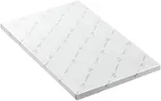 Giselle Bedding Memory Foam Mattress Topper Ventilated Gel Bed Mat Bamboo 5cm KS