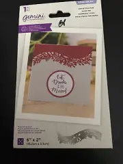 Gemini Papercraft Die - Mistletow & Pine Edge'ables - by Crafter's Companion