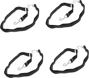 Totority Elastic Strap Tensioner Set Cargo Fastening Belt Motorcycle Trunk Bungee Cords for Bikes Scooters