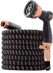 Pocket Hose Bullet with Thumb Spray Nozzle AS-SEEN-ON-TV Expands to 100 Ft, 650P