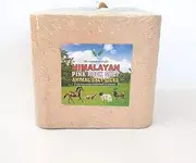 Himalayan Pink Mineral Compressed Salt Lick on Rope - Natural Electrolyte Supplement for Horses, Ponies, Goats, Sheep & Cattle – Essential Minerals for Hydration & Health (3 KG)
