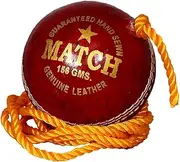 CE RHINO Cricket Leather Rope Ball (Practice & Knocking Ball)
