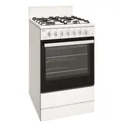 CHEF 54cm Freestanding Gas Cooker - White