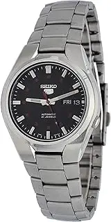[SEIKO] 5 SNK617 Men's Stainless Steel Black Dial Day Date Automatic Watch